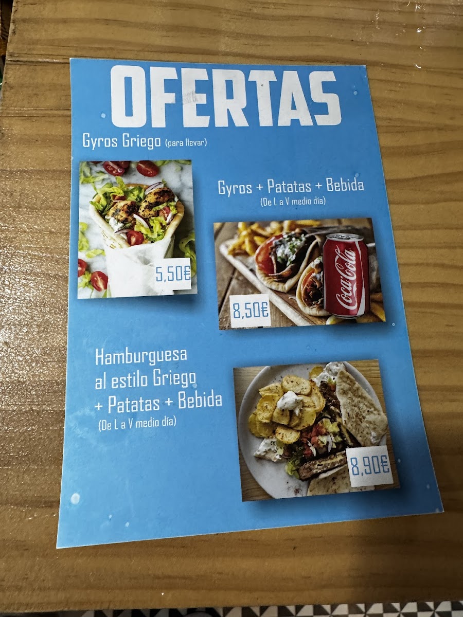 Menu Spitiko - Restaurante Griego-10