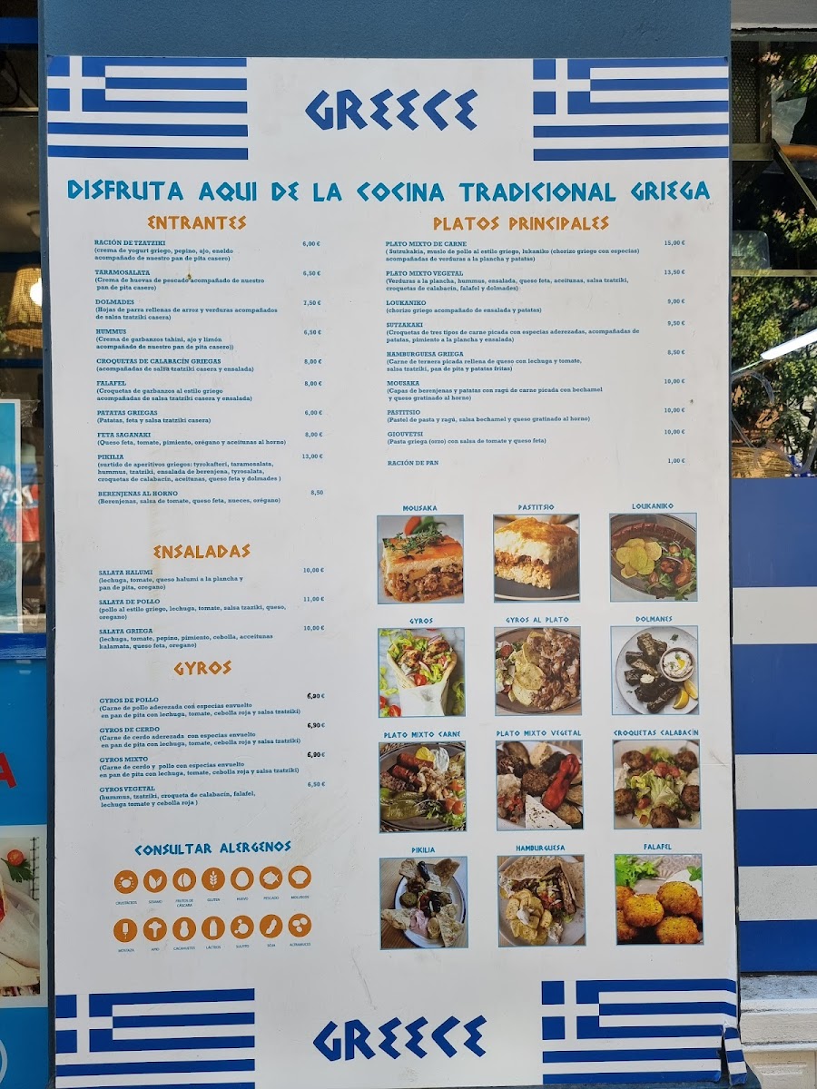 Menu Spitiko - Restaurante Griego-3